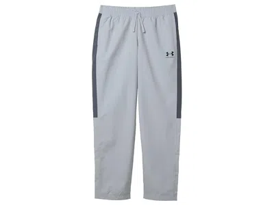 Under Armour Rival Woven Pants (big Kids) Boy's Clothing Mod Gray/castlerock/black : Xs (7 Big Kid), Polyester