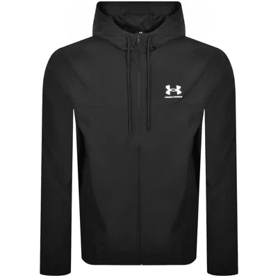 Under Armour Rival Woven Windbreaker Jacket Black