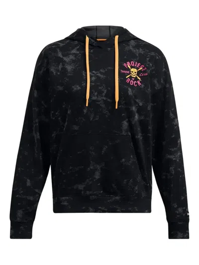 Under Armour Rock Underground Terry Hoodie In Black