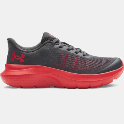 Under Armour Babies' Rogue 5 Al Boys' Pre-school Running Shoes Anthracite In Black