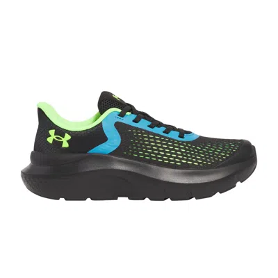 Pre-owned Under Armour Rogue 5 Al Ps 'black Hyper Green' | Kid's Size 12.5