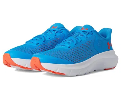Under Armour Rogue 5 (big Kid) Boys Shoes Electric Blue/ares Red/ares Red: 6 Big Kid M