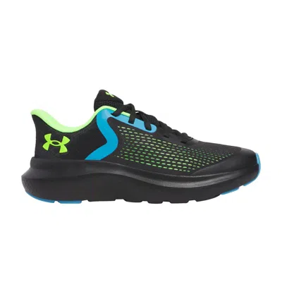 Pre-owned Under Armour Rogue 5 Gs 'black Hyper Green' | Kid's Size 4