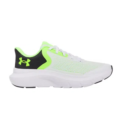 Pre-owned Under Armour Rogue 5 Gs 'white Black Hyper Green' | Kid's Size 5.5