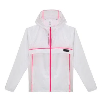 Under Armour Run Anywhere Hooded Jacket 'white Pink'