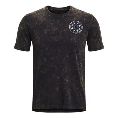 Under Armour Run Anywhere Short Sleeve T-shirt 'black Multi'