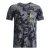 Under Armour Run Anywhere Short Sleeve T-shirt 'grey Neon Green' In Multi