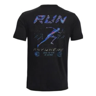 Under Armour Run Anywhere T-shirt 'black Multi'