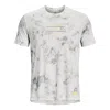 Under Armour Run Anywhere T-shirt 'grey Lime' In Gray