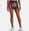 Under Armour Run In Peace Short In Tux Purple Reflective In Multi