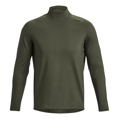 Under Armour Rush Coldgear Mock Long Sleeve T-shirt 'green'