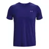Under Armour Rush Emboss Short Sleeve T-shirt 'blue'