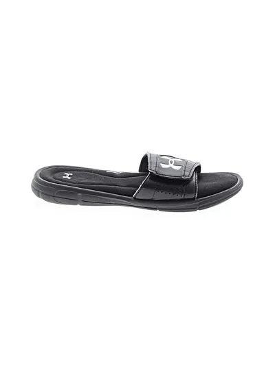 Pre-owned Under Armour Kids' Sandals In Black