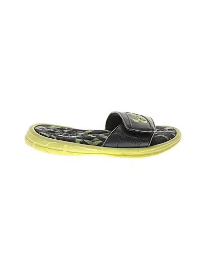 Pre-owned Under Armour Kids' Sandals In Green