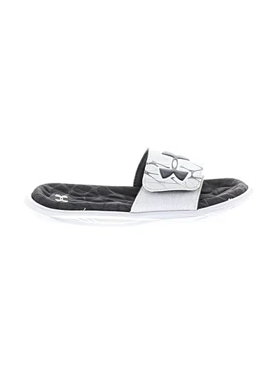 Pre-owned Under Armour Kids' Sandals In Silver