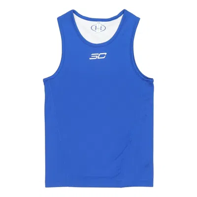Under Armour Sc30 Reversible Basketball Tank 'royal Blue'