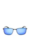 Under Armour Scepter 2 Rectangle-frame Sunglasses In Metallic