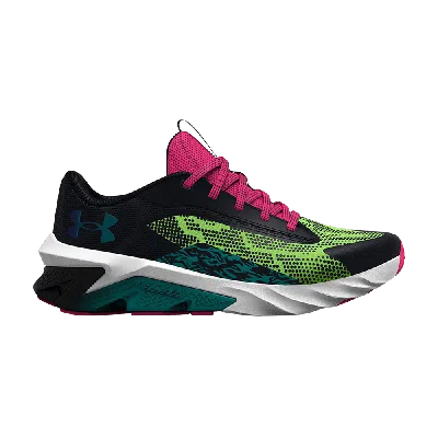Pre-owned Under Armour Scramjet 4 Wild Gs 'black Quirky Lime'