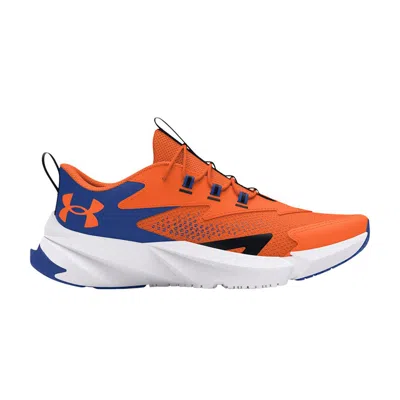 Pre-owned Under Armour Scramjet 6 Al Ps 'orange Blast Tech Blue' | Kid's Size 2