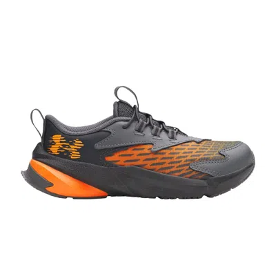 Pre-owned Under Armour Scramjet 7 Ps 'anthracite Blaze Orange' | Grey | Kid's Size 1 In Gray