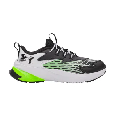 Pre-owned Under Armour Scramjet 7 Ps 'white Hyper Green Black' | Kid's Size 2