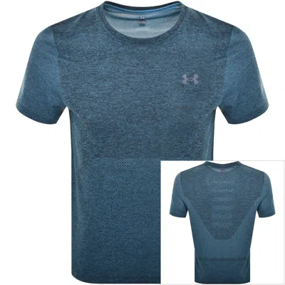 Under Armour Seamless Stride T Shirt Blue