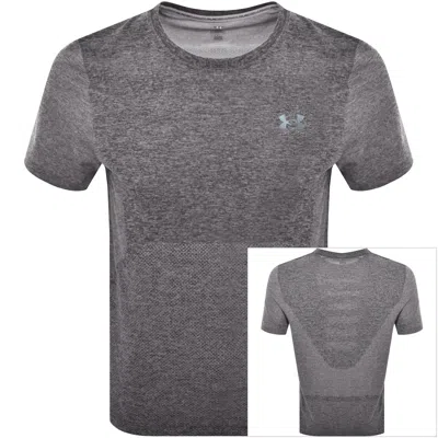Under Armour Seamless Stride T Shirt Grey In Gray