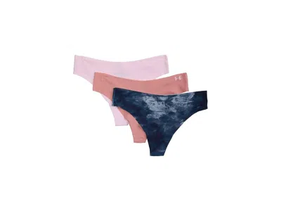 Under Armour Seamless Thong - 3 Pk Printed In Pink