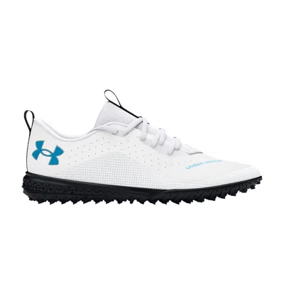 Pre-owned Under Armour Shadow 2 Tf Jr 'white Capri' | Kid's Size 3