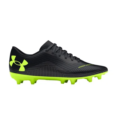 Pre-owned Under Armour Shadow Select 2 Fg Jr 'black High Vis Yellow' | Kid's Size 4