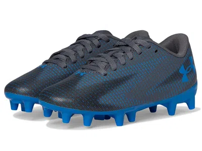Under Armour Shadow Select 3 Jr. Soccer Cleats (toddler/little Kid/big Kid) Boys Shoes Castlerock/black/blue Atla
