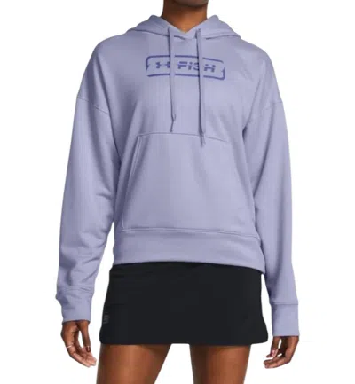 Under Armour Shoreline Terry Hoodie In Celeste/starlight In Multi