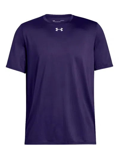 Under Armour Short-sleeve Logo-detail T-shirt In Purple
