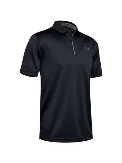 Under Armour Short-sleeve Polo Shirt In Black
