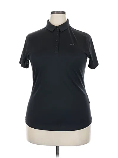 Pre-owned Under Armour Short Sleeve Polo Shirt In Black