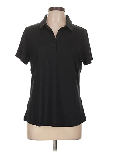 Pre-owned Under Armour Short Sleeve Polo Shirt In Black