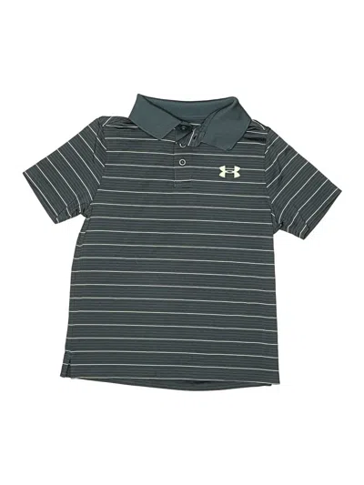 Pre-owned Under Armour Kids' Short Sleeve Polo Shirt In Gray