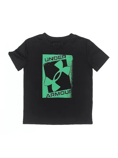 Pre-owned Under Armour Kids' Short Sleeve T-shirt In Black