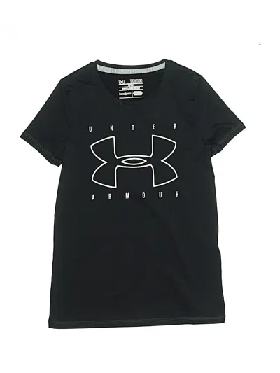 Pre-owned Under Armour Kids' Short Sleeve T-shirt In Black
