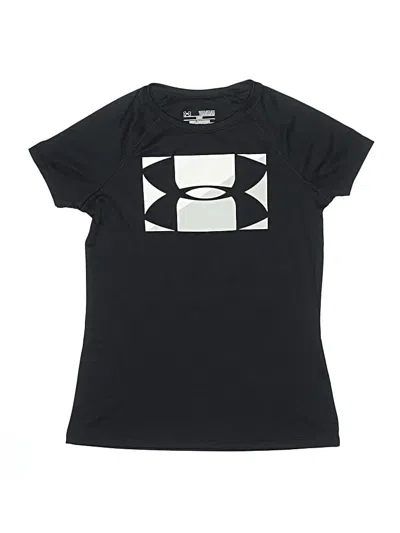 Pre-owned Under Armour Kids' Short Sleeve T-shirt In Black