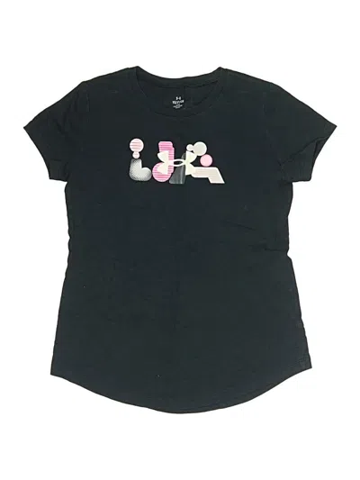 Pre-owned Under Armour Kids' Short Sleeve T-shirt In Black