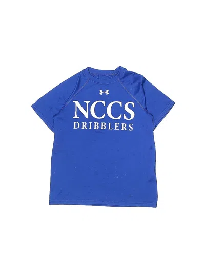 Pre-owned Under Armour Kids' Short Sleeve T-shirt In Blue