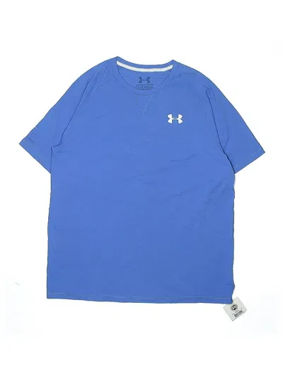 Pre-owned Under Armour Kids' Short Sleeve T-shirt In Blue