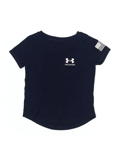 Pre-owned Under Armour Kids' Short Sleeve T-shirt In Blue