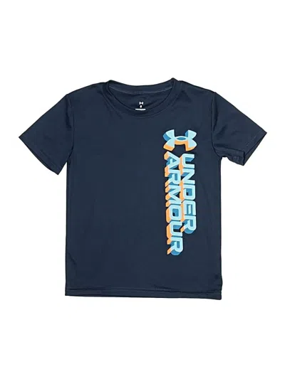 Pre-owned Under Armour Kids' Short Sleeve T-shirt In Blue