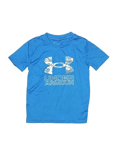 Pre-owned Under Armour Kids' Short Sleeve T-shirt In Blue