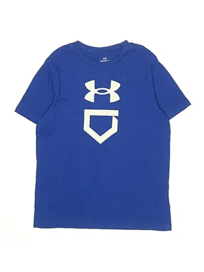 Pre-owned Under Armour Kids' Short Sleeve T-shirt In Blue