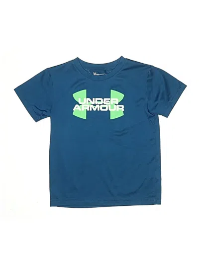 Pre-owned Under Armour Kids' Short Sleeve T-shirt In Blue