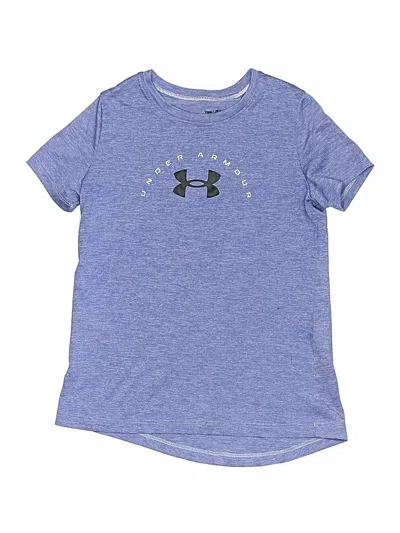 Pre-owned Under Armour Kids' Short Sleeve T-shirt In Blue