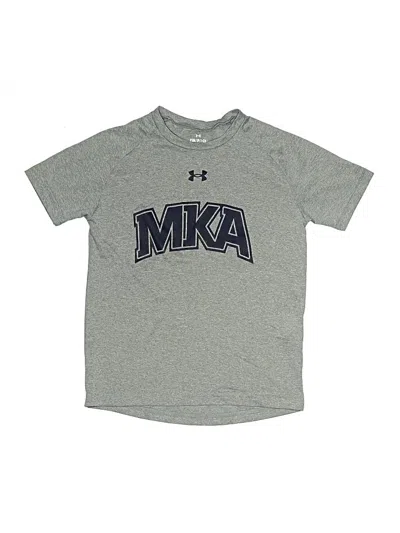 Pre-owned Under Armour Kids' Short Sleeve T-shirt In Gray